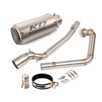 For Suzuki GSX-S150R GSXS 125R Exhaust System Motorcycle Header Mid Link Pipe Slip On 51mm Mufflers Removable Db Killer Escape
