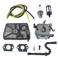 Carburetor Air Filter Fuel Line Kit For Stihl 028 028AV Super Tillotson HU-40D Chainsaw 11181200600