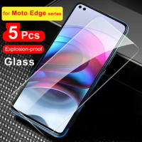 5Pcs Tempered Glass for Motorola Edge 30 Neo Pro 2021 2022 S30 X30 S 20 Lite Screen Protector Protect Film ShockProof Guard 10H