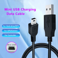 Mini USB Cable Male to Mini-B 5pin Male Fast Data Charge Cablefor MP3 Player Garmin Nuvi GPS, Dash Cam,Hard Drive PS3 Controller
