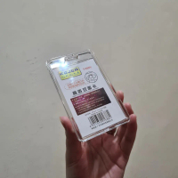 Tempat Kartu KEJEA ID Card IDcard bahan Akrilik Acrylic Kantor Nametag Name tag mika