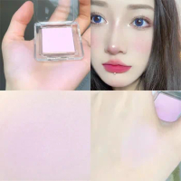 Blush Blueberry Palette Face Mineral Pigment Cheek Blusher Powder Cosmetic Natural Contour Shimmer Highlight Cream Palette