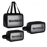 VEBLEN OFFICIAL WAHSBAG Transparan Waterproof – Tas Kosmetik / Toiletries Organizer Travel
