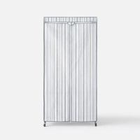 【特力屋】灰白條紋防塵衣櫥套 90x46x180cm