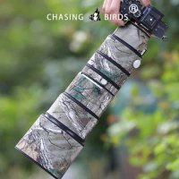CHASING BIRDS camouflage lens coat for Sony 200-600 mm GM OSS waterproof and rainproof lens protective cover SEL 200600 lens bag