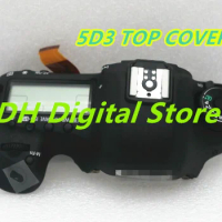 New For Canon EOS 5DIII 5D Mark III 5D3 LCD Top Head Flash Cover Flash Shell Button UNIT