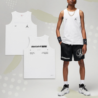 Nike 背心 Jordan Sport 男款 白 黑 Dri-FIT 吸濕 排汗 運動 無袖 喬丹 飛人 DX9606-100