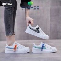 [COD] HANACO - SEPATU SNEAKERS WANITA KOREA KIM HYOYEON DENGAN MODEL SIMPLE STYLE  TALI CASUAL WANIT