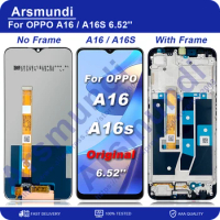 6.52" For OPPO A16 2021 CPH2269 LCD Display Touch Screen Digitizer Assembly With Frame For OPPO A16 A16s
