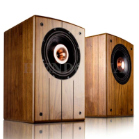 Coaxial-8 Inch Coaxial Fever Hifi Bookshelf Speaker High Fidelity Passive Speaker Audio