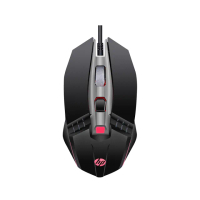 【HP 惠普】有線電競滑鼠 M270 黑(炫彩滑鼠 電競滑鼠 有線滑鼠 USB滑鼠)