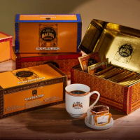 | BACHA COFFEE | 1910 MARRAKECH | NAVIGATOR | COFFEE BAG TASTER | 100 % ARABICA |