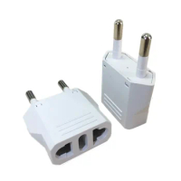 Travel Charger White US/USA to EU Plug Fast Charger 6A USB Power Plug Wall Charger Adapter Converter Connector