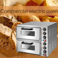 Commercial large capacity baking oven double independent temperature control pizza oven cake bread electric oven