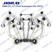 JIORAY Control Arm Ball Joint Stabilizer Link Tie Rod End Assembly Kits For BMW X5 X6 Series E70 E71 E72 30d 40i Hybrid xDrive