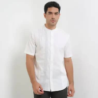 Cardinal Kemeja Koko Lengan Pendek Big Size C2936O08A White 5XL