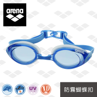 【arena】日本進口 防霧 防水 高清 泳鏡 女男大框專業泳鏡裝備 限量 新款(AGY8300)