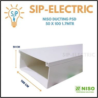 NISO KABEL DAK PSD 50X100 PUTIH / NISO WIRING CABLE DUCT PSD 50X100 1.7 METER