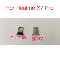 10PCS For Realme X7 Pro Realmex7pro Original Phone Housing SIM Tray Adapter Micro SD Card Tray Holder