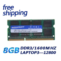 KEMBONA DDR3 8GB 1600Mhz PC3-12800 RAM DDR3 1600Mhz 8GB for All Motherboard SO-DIMM RAM DDR3 laptop MEMORY Free Shipping