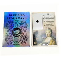 2024 New Most popular Oracle Cards Fortune Telling Divination Cards Blue Bird Lenormand Oracle Cards Family Party