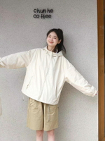 戶外休閑防曬衣女夏季2025新款日式防曬薄外套沖鋒衣透氣防曬服潮