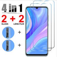4in1 Phone Glass For Huawei P50 P30 Pro P20 P40 Lite 2019 5G Camera Screen Protector For Huawei P Smart 2020 2021 Z S Y6 Glass