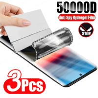 3Pcs Anti Spy Hydrogel Film Screen Protector For Samsung Galaxy S24 S20 S20 S23 S21 Ultra Plus S23 FE Note 9 10 20 Ultra Privacy
