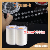 1000m Tali Benang Karet Elastis / Benang Serat Elastis / DIY Tali Gelang Perhiasan