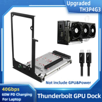 TH3P4G3 Thunderbolt-compatible GPU Dock Laptop to External Graphic Video Card Fit USB4 for Macbook Notebook With PD 60W 40Gbps