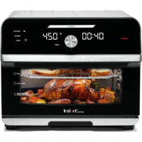 19 QT/18L Air Fryer Toaster Oven Combo, From the Makers of Instant Pot, 10-in-1 Functions, Fits a 12" Pizza, Stainless Steel