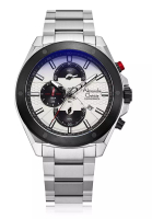 Alexandre Christie Alexandre Christie Chrono Men AC 6674 Stainless Steel Silver White