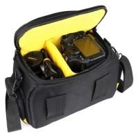 Camera Bag With Modular Inserts &amp; Waterproof Rain Cover For Nikon SLR Thickening Shoulder Camera Bag For Nikon D3400 D90 D750