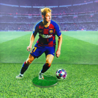 Standee Action Figure Frankie De Jong Barcelona UCL Jersey 2019/2020