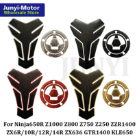 Fuel Tank Pad Gas Cap Cover Stickers Decal For ZX6R ZX10R ZX14R Z750 Z800 Z1000 ZX1400 ER6N ER6F Versys 650 1000