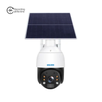 3MP 1296P Ubox APP Solar Power Full Color Wireless PTZ IP Dome Camera AI Huamanoid Motion Detection Home Security CCTV Monitor