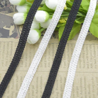 20Meters Sewing Trim Fabric Black White Centipede Braided Lace Ribbon Home Decor DIY Sewing Clothes Curve Lace Accessories