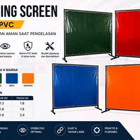 Welding Screen PVC Vinyl Uk 1.8mtr x 1.8mtr -Welding screen PVC Vinyl FR uk 1.8mtr x 1.8mtr Medium U