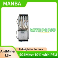 Used ANTMINER L3+ 504M/S±10% with PSU scrypt miner is better than the ANTIMER L3