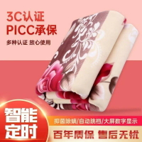 智能定時雙人雙控調溫電熱毯批髮加厚宿捨家用單人電褥子-（220V电压的不适合直接使用）【非醫療器材】
