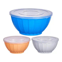 46 Ounces Big Salad Bowl Large Capacity Snacks Chips Containers Lightweight Salads Serving Pots Kitchen Tableware Accessories