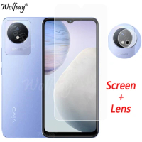 Camera Lens For Vivo Y02 Screen Protector Tempered Glass Vivo Y02S Y01 Y11S Y16 Y33S Y31 Y35 V25 V25E Glass For Vivo Y02 Glass