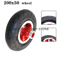 Rear Wheel 200x50 for KUGOO S1 S2 S3 Folding Electric Scooter Spare Part 8 Inch Pneumatic Tyre Wheels