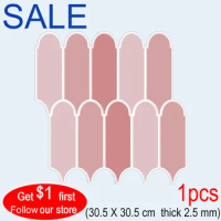 EasyTiles 2.5MM Thickness Wall Stickers Peel And Stick Bathroom Waterproof Wall Stickers Stick on Tiles 3D Self-adheisve Tiles