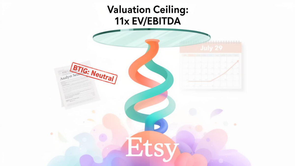 Etsy Surges to Top E-Commerce Performer, BTIG Downgrades to Neutral as Valuation Hits Ceiling