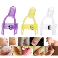 2 Colors New Arrival Nontoxic Latex-free Silicone Baby Band Appliance Guard Thumb Kids Sucking Child Wrist Finger Sucking S P9F8