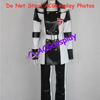 Katekyo Hitman Reborn! Squalo Cosplay Costume acgcosplay faux leather costume