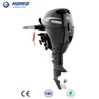 Hidea CE Approved 4 Stroke 8hp Outboard Engine For Sale F8 Black Engine Motor
