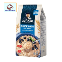 [COD] [จัดส่งทันที] QUAKER เควกเกอร์ ซีเรียล ข้าวโอ๊ต สูตรสุกเร็ว Quick Cook Oatmeal 1000 กรัม