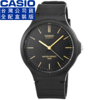 【CASIO 卡西歐】卡西歐大錶徑簡約石英錶-黑(MW-240-1E2 公司貨全配盒裝)